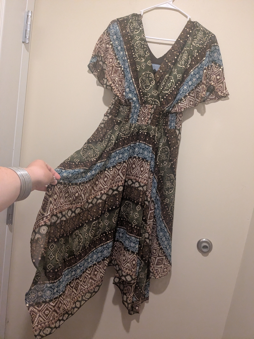 Rabbit Rabbit Rabbit Earthy Boho Whimsical Fairy Dress - Picture 3 of 6